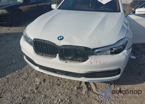 2019 BMW 740I из США, поврежденный, VIN WBA7E2C55KB216501